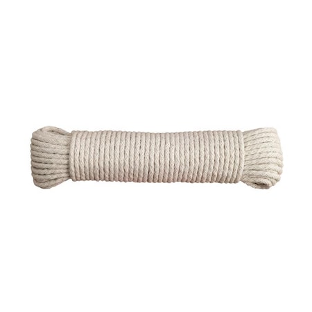 Koch Industries Koch Industries 9/64 in. D X 48 ft. L Natural Solid Braided Cotton Clothesline Rope 5330945